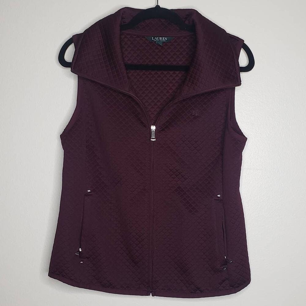 Lauren Ralph Lauren| Burgundy Vest